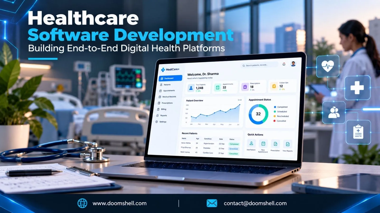 Healthcare Software Development: Building End-to-End Digital Health Platforms Healthcare Software Development: Building End-to-End Digital Health Platforms