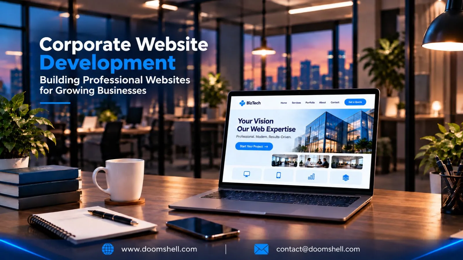 Corporate Website Development: Building Professional Websites for Growing Businesses