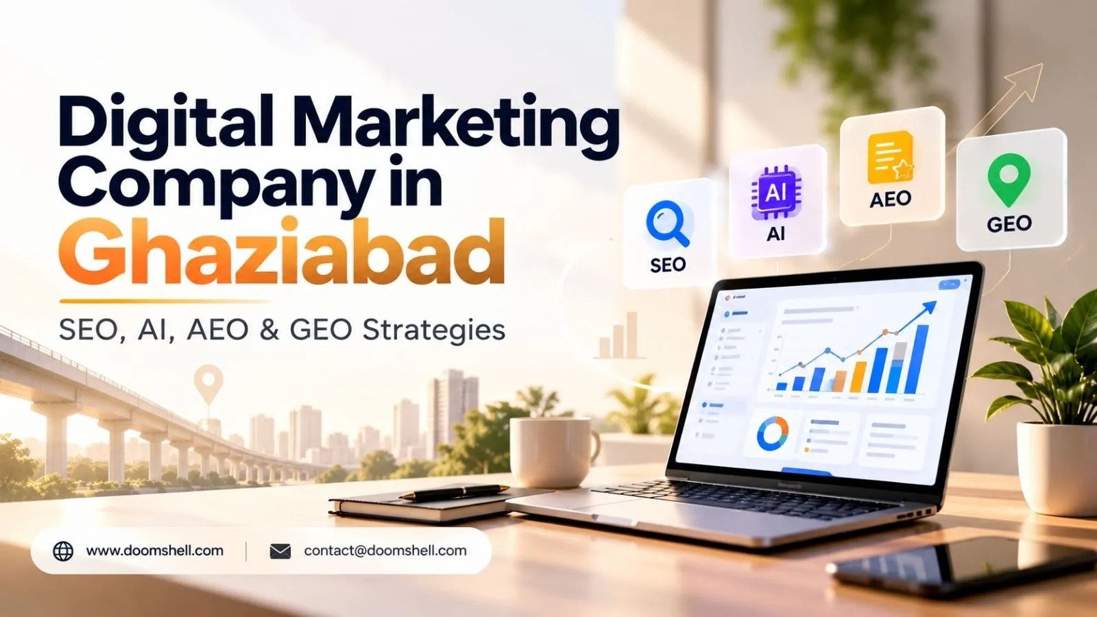 Digital Marketing Company in Ghaziabad: SEO, AI, AEO & GEO Strategies