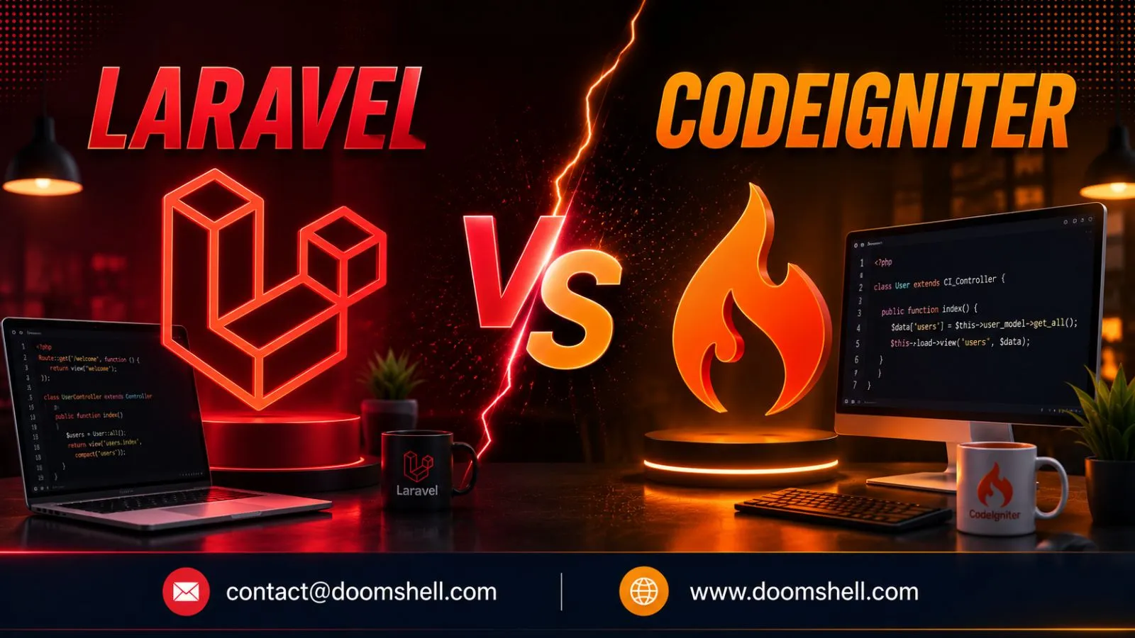 Laravel vs CodeIgniter 2026 Which PHP Framework Should You Choose