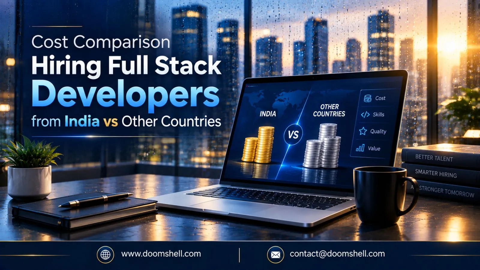 Cost Comparison Hiring Full Stack Developers from India vs Other Countries