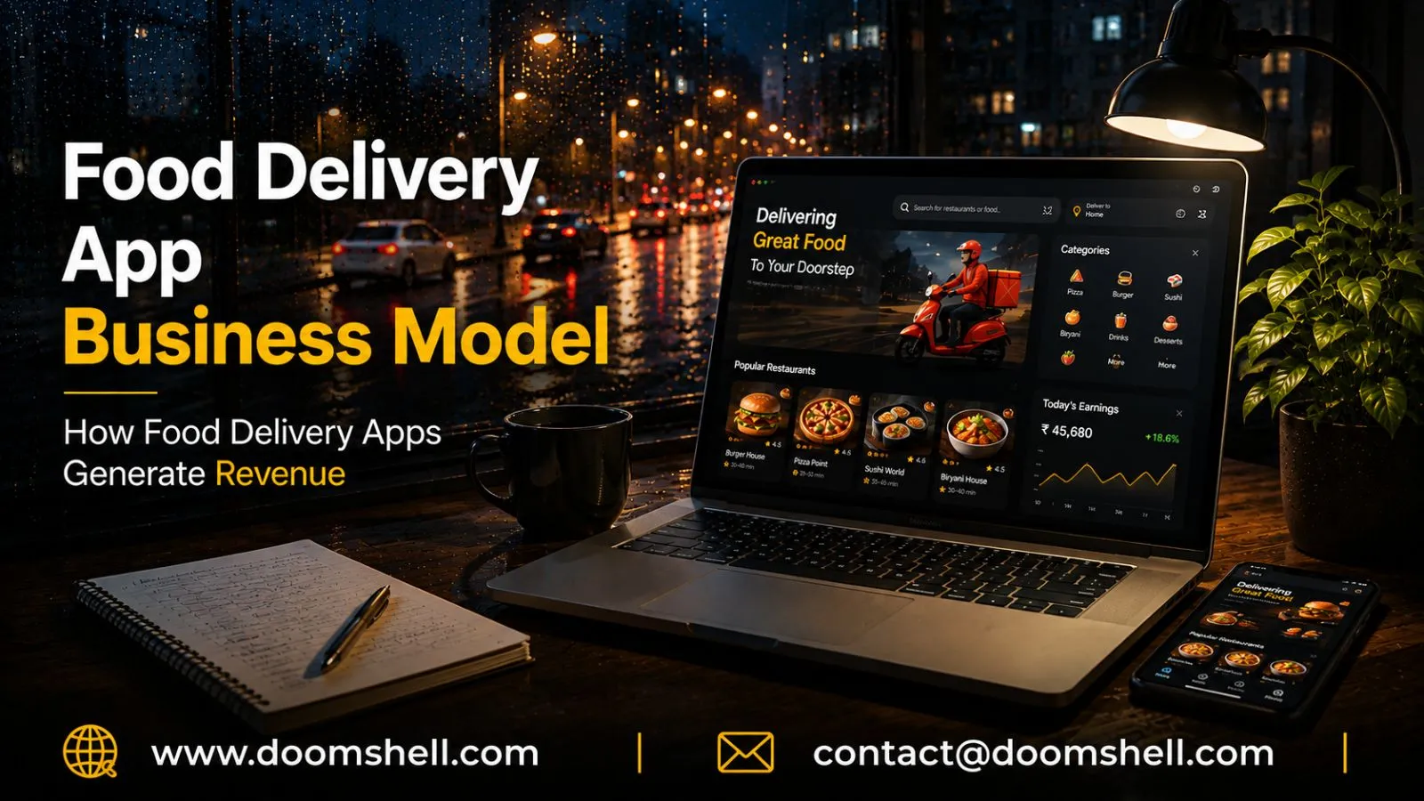 Food Delivery App Business Model How Food Delivery Apps Generate Revenue