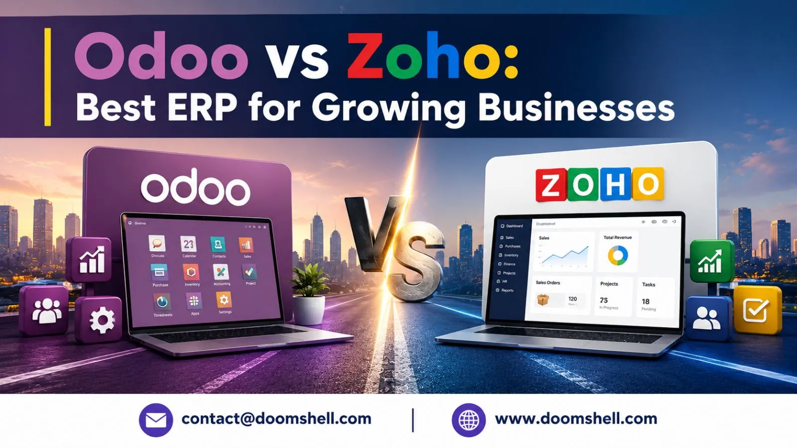 Odoo vs Zoho Which ERP Software Is Better for Growing Businesses